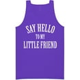 thumbnail image 1 of Say Hello To My Little Friend Neon Tank Top, 1 of 1