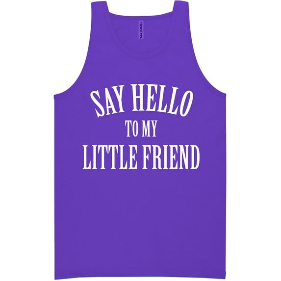Say Hello To My Little Friend Neon Tank Top