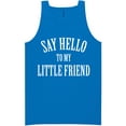 thumbnail image 1 of Say Hello To My Little Friend Neon Tank Top, 1 of 1