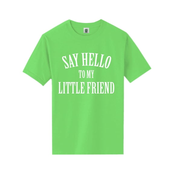 Say Hello To My Little Friend Short Sleeve Neon T-Shirt