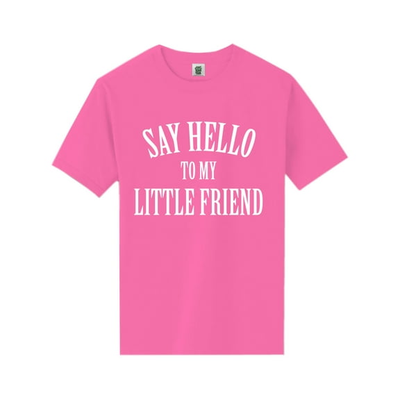 Say Hello To My Little Friend Short Sleeve Neon T-Shirt