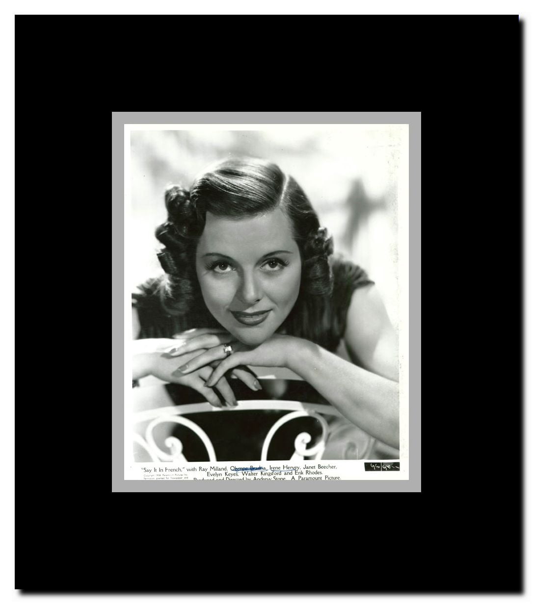 Say It In French Framed Movie Poster