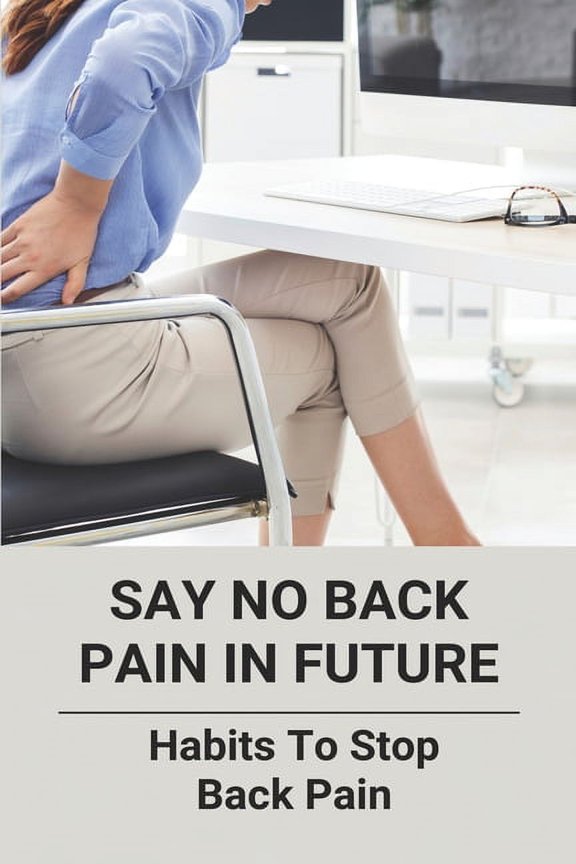 Say No Back Pain In Future: Habits To Stop Back Pain: Pain Control Techniques (Paperback)