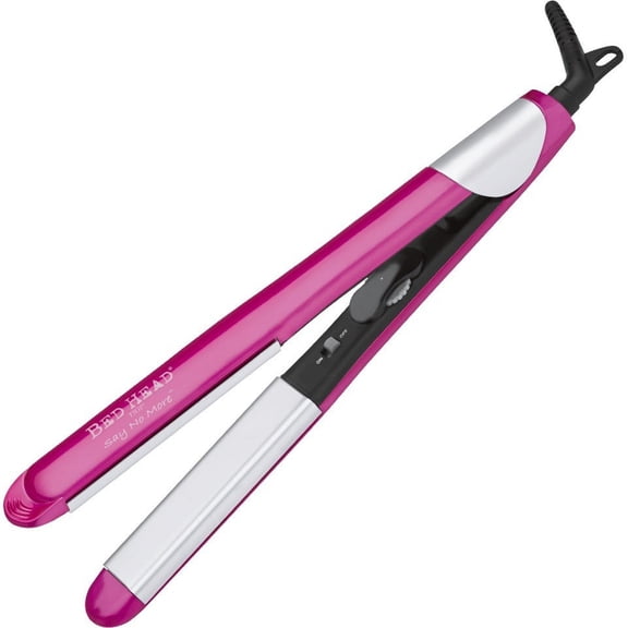 Say No More 1" Tourmaline Ceramic Curved Edge Straightener - New