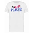 thumbnail image 1 of Say No To Plastic Message Tee Men's -Image by Shutterstock, 1 of 2