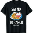 thumbnail image 1 of Say No To Ranch Choose Bleu Cheese Buffalo, NY Chicken Wing T-Shirt, 1 of 3