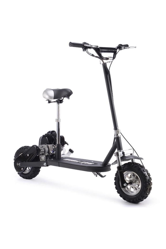 49cc Stand up Gas Powered Scooter with Seat Black