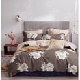 thumbnail image 1 of Say Yes Bedding Modern Nature Floral Duvet Cover Set, 220 Thread Count Cotton Printed Bedding Set with Pillow Shams, Queen, 1 of 5