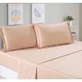 thumbnail image 1 of Say Yes Bedding Estella Grey/Orange Striped 100% Cotton Sheet Set with Pillowcases, 1 of 5