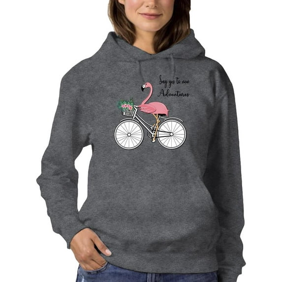 Say Yes To New Adventures Hoodie Women -Image by Shutterstock, Female 4X-Large
