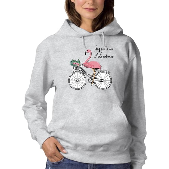Say Yes To New Adventures Hoodie Women -Image by Shutterstock, Female Large