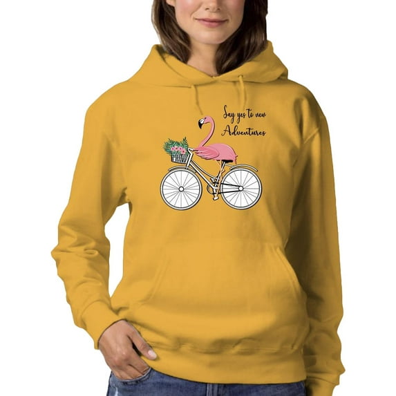 Say Yes To New Adventures Hoodie Women -Image by Shutterstock, Female Medium