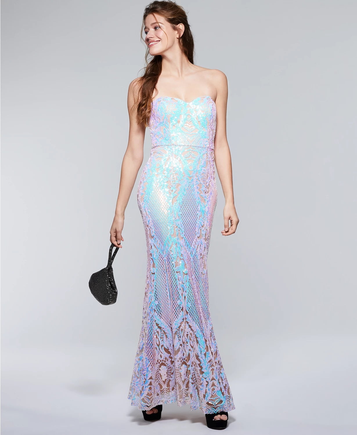 maxi dress length for 5 7 Belle Maxi Dress — Sweetheart Neckline, Open Back — Cocopiña