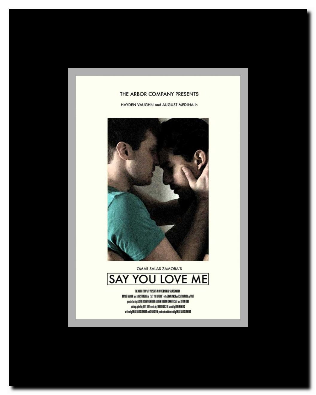 Say You Love Me Framed Movie Poster