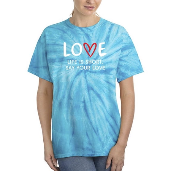 Say Your Love Simple  Tie Dye Cyclone Women -Image by Shutterstock, Female x-Large