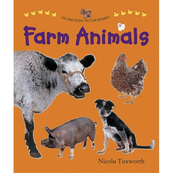 Say and Point Picture Boards: Farm Animals (Board book)