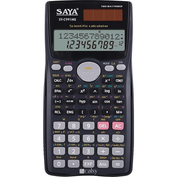 Saya 401 Plus Non-programmable Scientific Calculator With 252 Functions | Ideal For Students And Professionals Blue Design | Perfect For Math, Science, And Engineering Calculations