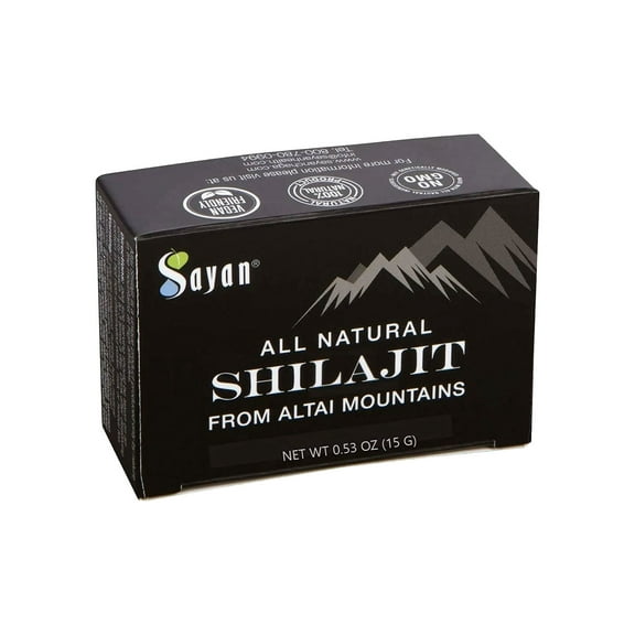 Sayan Pure Authentic Altai Shilajit Resin, Immune Support Supplement (15 GM)