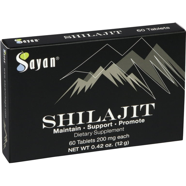 Black Gold Shilajit Pure Resin 60 Capsules Natural Organic 