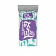 thumbnail image 1 of Saying Bedding Set with Sheet & Covers, Hand Drawn Just Relax Ink Calligraphy Design on Abstract Shapes Background, Printed Bedroom Decor 2 Shams, 4 Sizes, Violet Grey Seafoam, by Ambesonne, 1 of 3