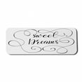 thumbnail image 1 of Saying Computer Mouse Pad, Inspirational Text with Modern Romantic Calligraphy Design and Swirls, Rectangle Non-Slip Rubber Mousepad Large, 31" x 12" Gaming Size, Black and White, by Ambesonne, 1 of 2