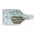 thumbnail image 1 of Saying Cutting Board, Espresso Design for Coffee Lovers Cup Caffeine Curvy Frame Motifs, Decorative Tempered Glass Cutting and Serving Board, in 3 Sizes, by Ambesonne, 1 of 2