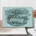 thumbnail image 1 of Saying Cutting Board, Everyone Has Ones Own Path Calligraphy Chaotic Doodle Motivational, Decorative Tempered Glass Cutting and Serving Board, in 3 Sizes, by Ambesonne, 1 of 2