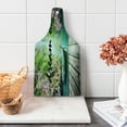 thumbnail image 1 of Saying Cutting Board, Floral Dream on Lettering with Pier and Boat in Paradise Nature Landscape Scene, Decorative Tempered Glass Cutting and Serving Board, in 3 Sizes, by Ambesonne, 1 of 2