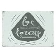 thumbnail image 1 of Saying Cutting Board, Greyscale Composition of Arrows Dots Inspirational Be Brave Inscription, Decorative Tempered Glass Cutting and Serving Board, Large Size, Charcoal Grey and White, by Ambesonne, 1 of 1