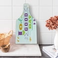 thumbnail image 1 of Saying Cutting Board, Today is a Day Happiness Happy Moments Word Work Success Print, Decorative Tempered Glass Cutting and Serving Board, Wine Bottle Shape, Multicolor, by Ambesonne, 1 of 5