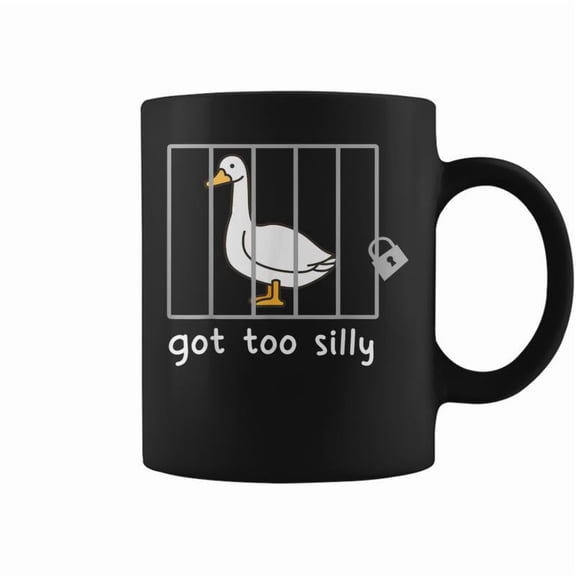 Saying Duck Go To Silly Goose In Jail Coffee Mugs