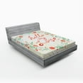 thumbnail image 1 of Ambesonne Saying Fitted Sheet, Hello My Love Typography, Full Size, Multicolor, 1 of 2