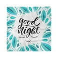 thumbnail image 1 of Saying Head Scarf, Doodled Night Wishes, Head Wrap, 3 Sizes, by Ambesonne, 1 of 2