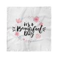 thumbnail image 1 of Saying Head Scarf, Floral Wreath Modern Text, Head Wrap, 3 Sizes, by Ambesonne, 1 of 2