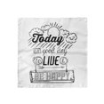 thumbnail image 1 of Saying Head Scarf, Inspiration Gratitiude, Head Wrap, 3 Sizes, by Ambesonne, 1 of 2