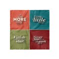 thumbnail image 1 of Saying Head Scarf, Love More Worry Less, Head Wrap, 3 Sizes, by Ambesonne, 1 of 2