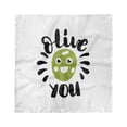 thumbnail image 1 of Saying Head Scarf, Olive You Funny Grunge, Head Wrap, 3 Sizes, by Ambesonne, 1 of 2
