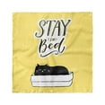 thumbnail image 1 of Saying Head Scarf, Sleepy Black Cat in a Box, Head Wrap, 3 Sizes, by Ambesonne, 1 of 2