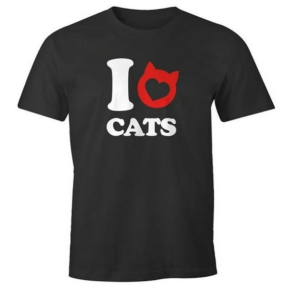 Saying I Love Cats Cat Heart Graphic Fun Shirt Saying T-Shirt Unisex S-5XL Hot Trending Shirt, Vintage Birthday Gift