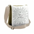 thumbnail image 1 of Saying Messenger Bag, Valentines Love Retro, Unisex Cross-body, by Ambesonne, 1 of 2
