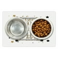 thumbnail image 1 of Saying Pet Mat for Food and Water, Endless Love Valentines Affection Sayings Typography on Plain Background, Non-Slip Rubber Mat for Dogs and Cats, 18" X 12", by Ambesonne, 1 of 2