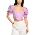 thumbnail image 1 of Saylor womens  Xander Top, XS, Purple, 1 of 3