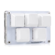 SayoDevice K05 HE Rapid Trigger Hall Magnetic Switches RGB Light Music Rhythm Game Keyboard for O3C DJMAX SDVX Geometry Dash