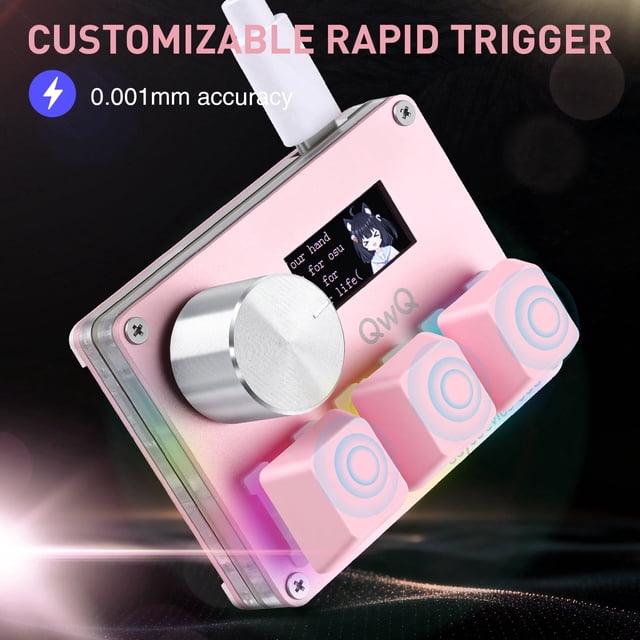 SayoDevice O3C Rapid Trigger Mini Keyboard Magnetic Switches Keyboard ...