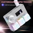 thumbnail image 1 of SayoDevice O3C Rapid Trigger Mini Keyboard Magnetic Switches Keyboard OSU Geometry Dash, 1 of 7