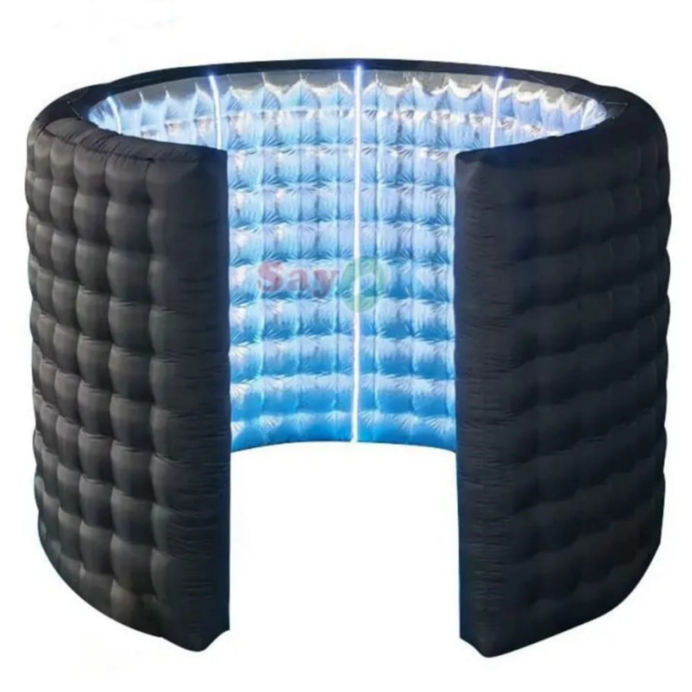 Sayok 360 Photo Booth Enclosure with LED Light Inflatable 360 Photo