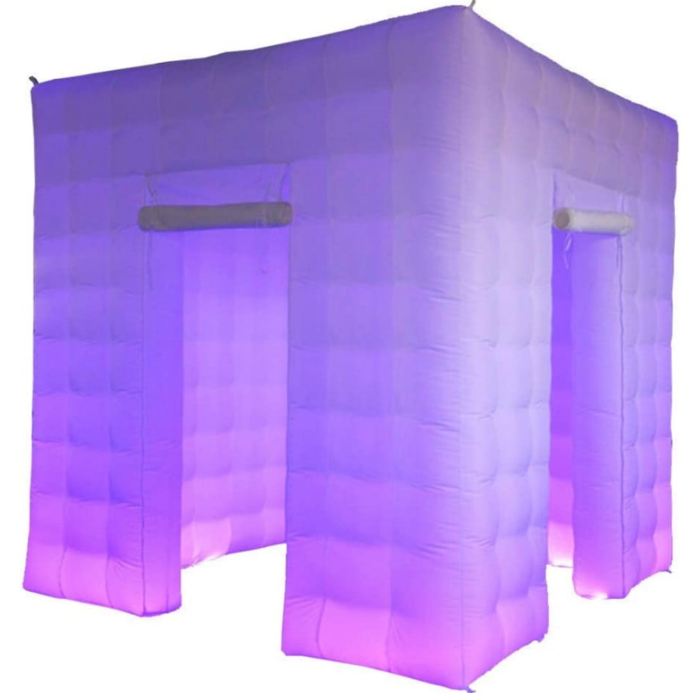 Sayok 8.2ft LED Inflatable Photo Booth Enclosure with Installed Blower