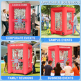 thumbnail image 1 of Sayok Red 5.9x8.2ft Inflatable Cash Cube Booth (NO Blower)Large Money Grab Machine for Games Event Promotion, 1 of 13