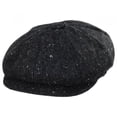 thumbnail image 1 of Sazerac Tweed Wool Blend Newsboy Cap - S - Dark Gray, 1 of 4