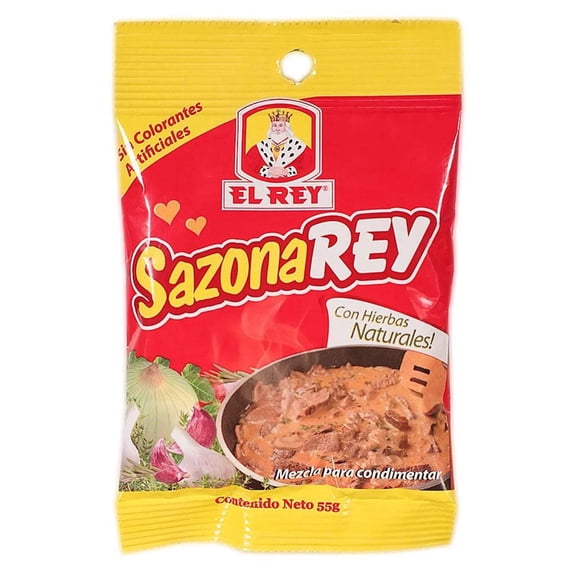 Sazonarey El Rey - 55g (1.94 oz) - All-Purpose Colombian Seasoning